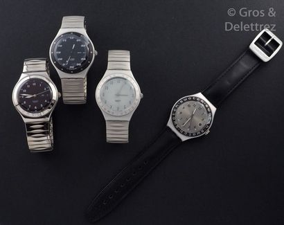 SWATCH SWATCH, lot de 4 montres comprenant les modèles suivants :

-Sommelier (bracelet...