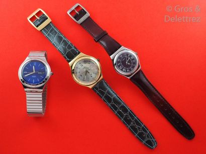 SWATCH SWATCH, lot de 3 montres comprenant les modèles suivants :

-Innamorato référence...