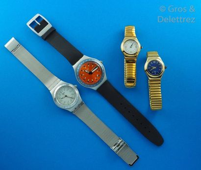 SWATCH SWATCH, lot de 4 montres comprenant les modèles suivants :

-Parousia (bracelet...