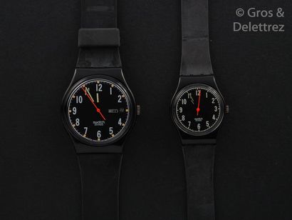 SWATCH SWATCH, lot de 2 montres comprenant les modèles suivants :

-Tee (Jours en...