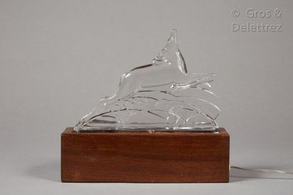 null JACQUES CHEVALLIER (XXÈME)pour BACCARAT

Sculpture éclairante en cristal reposant...