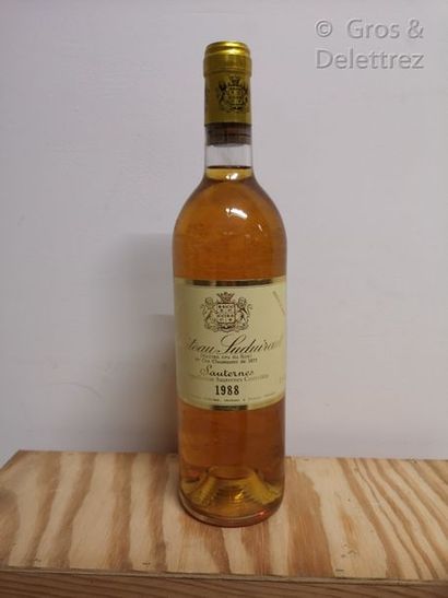 CHÂTEAU SUDUIRAUT 1er Cc Sauternes 1988 1 bouteille