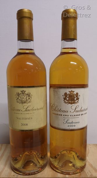CHÂTEAU SUDUIRAUT 1er Gcc Sauternes 1 bouteille de 2008 et 1 de 2009 2 bouteille...