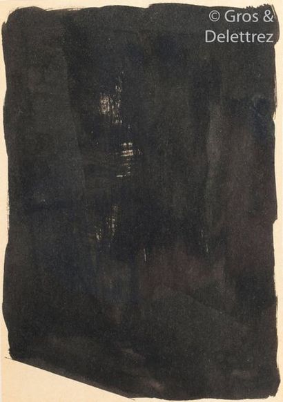 JIRÍ KOVANDA (CZE/ né en 1953) Untitled (Black Composition)

Ink on paper.

30 x...