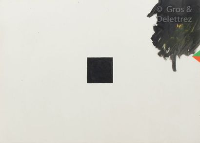 JIRÍ KOVANDA (CZE/ né en 1953) Untitled 3/81 (Black Square)

Signed and dated 'J....