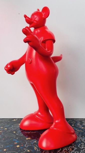 Michel SOUBEYRAND "Happy Man" Sculpture Résine 30 cm Exemplaire 1/8