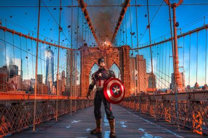 Patrick BLANC "Captain America 2019" Photographie, tirage sur DIBOND Résinage EPOXY...
