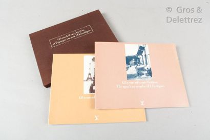  Boxed set including two booklets "125 years of Louis Vuitton and the era as seen...