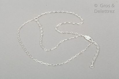 HERMES Paris made in Italy Long necklace "Alphakelly MM" in agent 925 thousandths....