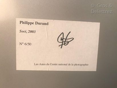 null Philippe DURAND (né en 1963) 


Soci, 2003 


Impression numérique sur aluminium,...