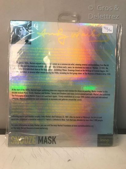 null D’après Andy Warhol 


Jacquie Snooze Mask 


Masque de sommeil imprimé, dans...