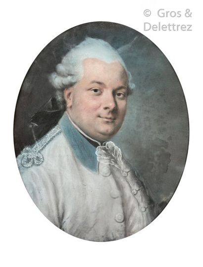 Attribué à Simon-Bernard LENOIR (1729-1791) Portrait of a man

Oval pastel, entoile

53,5...