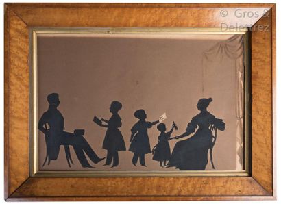 Auguste EDOUART (1788-1861) Scène familiale

Silhouette représentant deux parents...