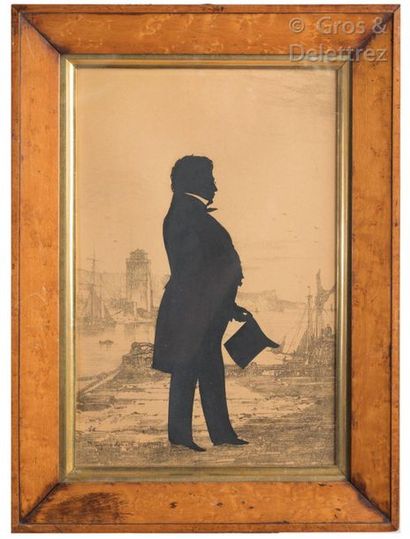 Auguste EDOUART (1788-1861) Portait de James Browne

Silhouette figurant un homme...