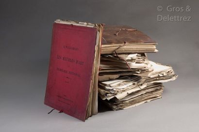 RENE LALIQUE (1860-1945). Important ensemble de documentations comprenant des gravures...