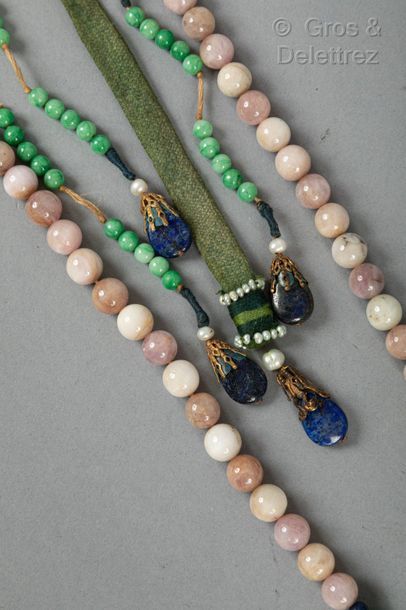 null Chine, XXe siècle

Collier à 108 perles de jadéite, lapis-lazuli, dans son ...