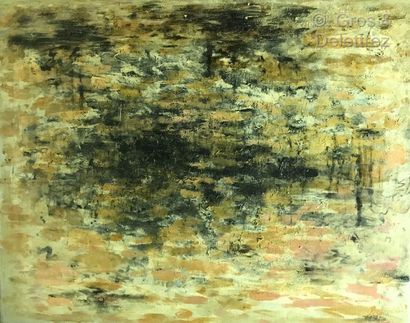 null Bernard QUENTIN (born in 1923)

Composition in beige and black tones

Mixed...