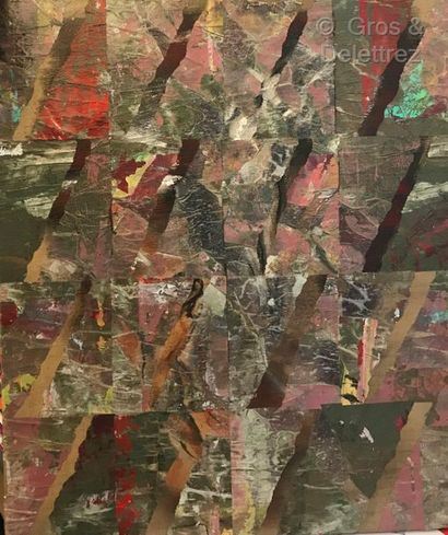 null André-Pierre ARNAL (born 1939)

Composition in pink/grey tones

Collage on canvas

Signed...