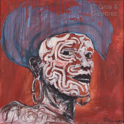 null Philippe PASQUA (born in 1965)

Portrait to Tattoos, 1995

Triptych composed...
