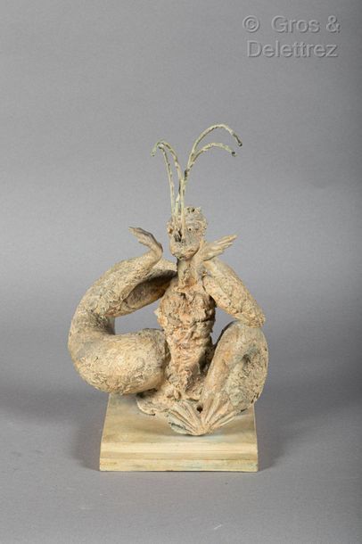 null Louis CANE (né en 1943)

Les tritons sur un rocher, le père, 1988

Bronze à...