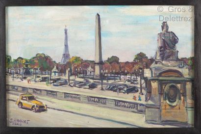 null James RASSIAT (1909-1998)

View of Paris, 1957

Oil on canvas

41 x 27 cm