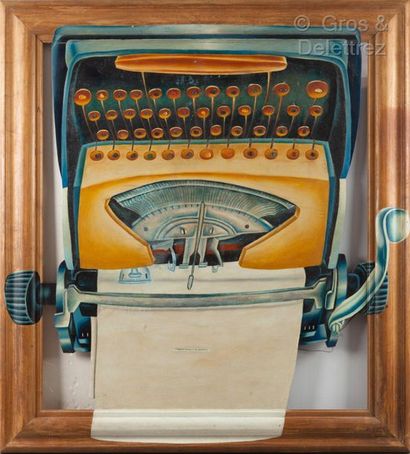 null Colman COHEN (né en 1941)

La machine à écrire

Huile sur panneau

Signée

120...