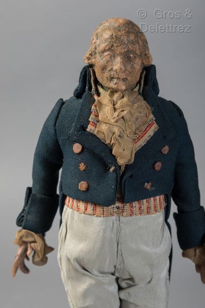 null Très rares poupées portrait de George Washington et du marquis de Lafayette

D’après...