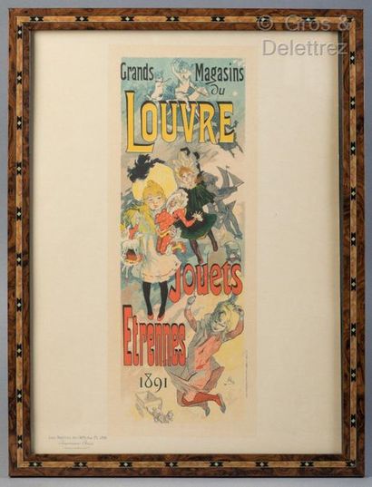 Rare affiche originale par Jules Chéret pour...