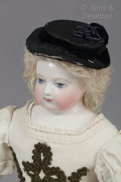 null Remarkable HURET doll with articulated wooden body

This porcelain doll with...