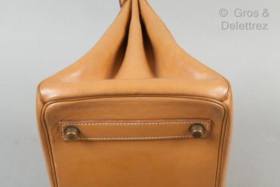 HERMES Paris made in France année 1993 *Bag " Top Strap " 32cm in natural leather,...