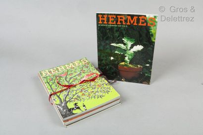 HERMES Lot comprising six Hermès catalogues from 1995 to 1998.