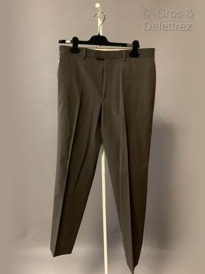 HERMES Paris made in Italy Set consisting of two lycra pants, one brown, the other...