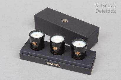 CHANEL Coffret de trois bougies miniatures «?Sublimage?»