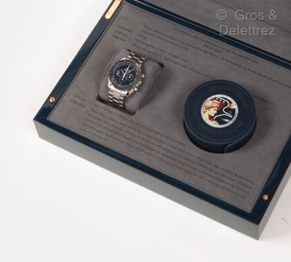 OMEGA «Speedmaster Apollo XVII» Edition limitée, vers 2015 - Montre chronographe...