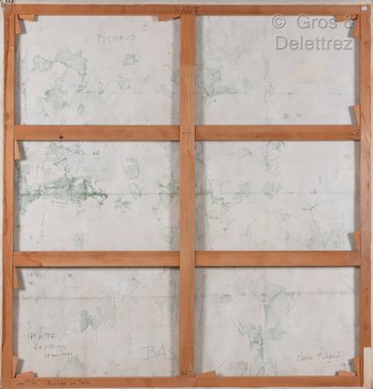 Claire PICHAUD (1935-2017) Sans titre, 1984-1987

Acrylique sur toile froissée

(vert...
