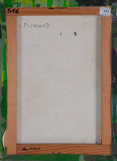 Claire PICHAUD (1935-2017) Sans titre, circa 1988

Acrylique sur toile froissée

(vert...