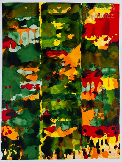 Claire PICHAUD (1935-2017) Figures aléatoires, 1987

Ensemble de trois acryliques...