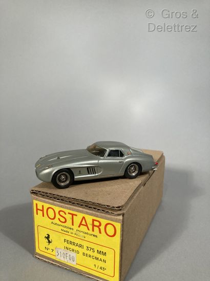 null HOSTARO - FERRARI 375 MM CUT 1954 "INGRIG BERGMAN" 


1/43 grey miniature car,...