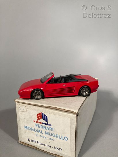 null BBR PROMOTION - WORLD FERRARI MUGELLO "ZENDER 1987"


1/43 red miniature car,...