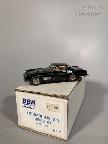 null BBR PROMOTION - FERRARI 410 S.A. SERIES III 1959


1/43 model car, black color,...