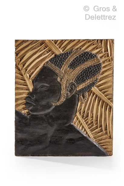 Alfred Auguste JANNIOT (1889-1969), d’après "Black beauties of Africa

Rare panel...