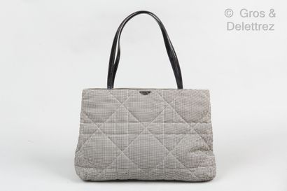 CHRISTIAN DIOR Year 1998

37cm nylon tote bag printed with a black and white flea...