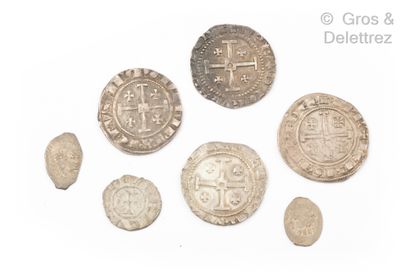 ORIENT LATIN. Cyprus. Henry I, Henry II, Peter I... Gros and divisionaires... Arg....