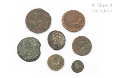 Bronzes. Paphlagonia, Amastria. Egypt, Cleopatra,...