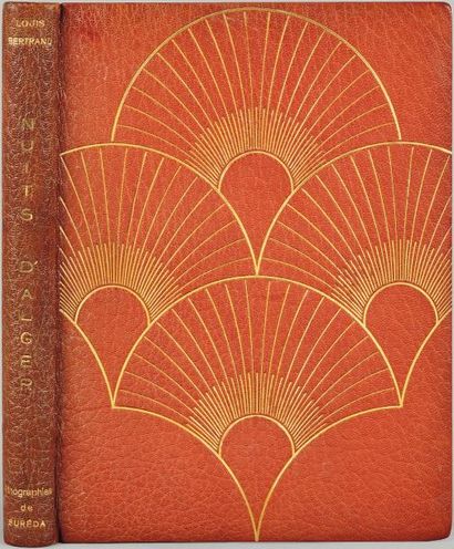 BERTRAND Louis Nuits d'Alger. Paris, Flammarion, 1929, in-8 relié plein maroquin...