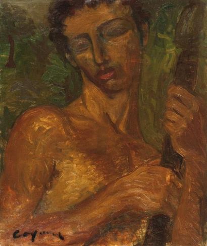 Antoine CORPORA (1909-2004) Portrait d'homme Huile sur toile, signée en bas à gauche....