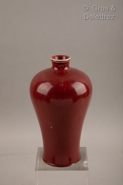 null Chine, fin XIXe - début Xxe siècle

Petit vase meiping en porcelaine émaillée...