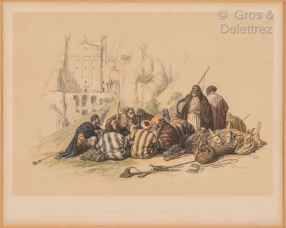 null David ROBERTS (1796-1864) 

La conférence des arabes (Conference of Arabs)

Estampe...