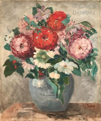 null Clémence Louise BURDEAU (1891-1983)

Bouquet de dahlias roses et rouges

Huile...