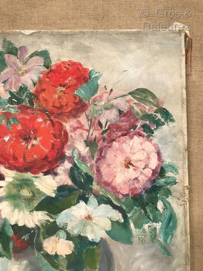 null Clémence Louise BURDEAU (1891-1983)

Bouquet de dahlias roses et rouges

Huile...